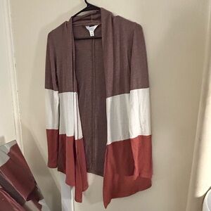 Market And Spruce Cecily Pointelle Open Duster